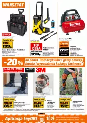 Gazetka promocyjna Obi - Gazetka OBI - Gazetka - ważna od 18.08 do 18.08.2026 - strona 8 - produkty: Młot udarowy, Top, Ser, Por, Gra, Rama, Buty, Walizka, Szlifierka kątowa, Tran, Warka, Tarka, Wkręt, Torba, Młot, Wkrętarka, Zestaw wierteł, Spodnie, Szlifierka, Półbuty, Bosch, Maska, Olej, Kompresor, Myjka ciśnieniowa, Akumulator, Fa