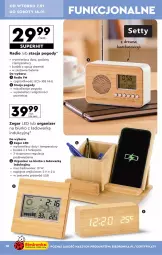 Gazetka promocyjna Biedronka - Okazje Tygodnia - Gazetka - ważna od 19.01 do 19.01.2025 - strona 10 - produkty: Top, Przewód, Budzik, Organizer, Biurko, Zegar, LG, Fa