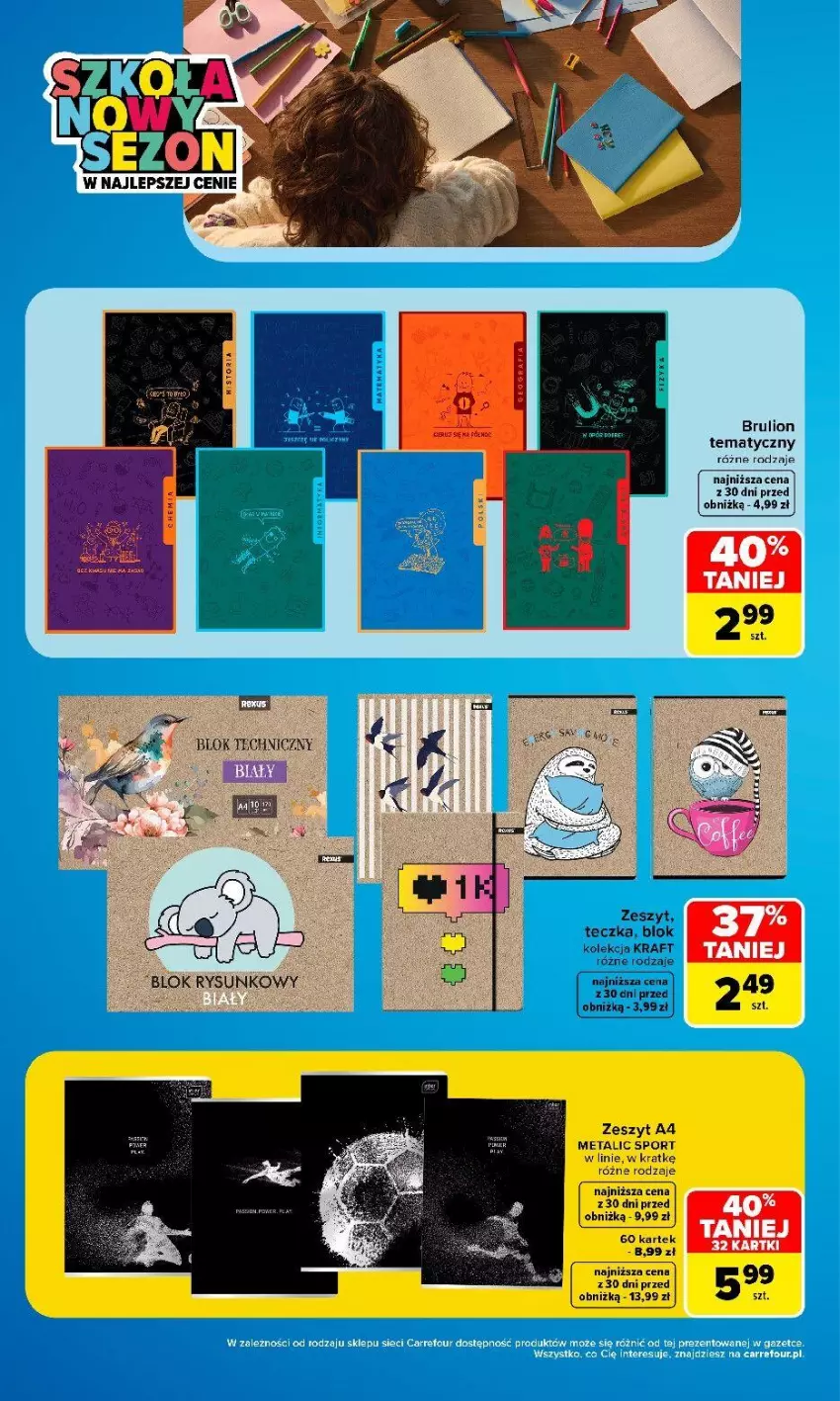Gazetka promocyjna Carrefour - Gazetka Szkoła w SUMIE wzorowa OKAZJA! - ważna 27.07 do 12.09.2026 - strona 2 - produkty: Lion, Por, Sport