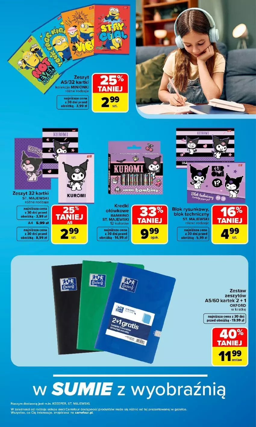 Gazetka promocyjna Carrefour - Gazetka Szkoła w SUMIE wzorowa OKAZJA! - ważna 27.07 do 12.09.2026 - strona 3 - produkty: Fa