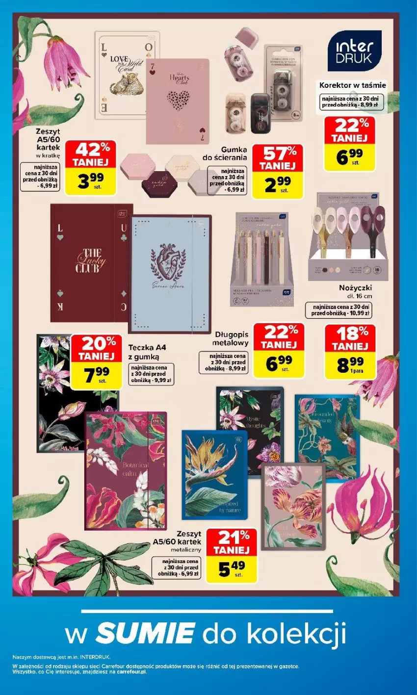 Gazetka promocyjna Carrefour - Gazetka Szkoła w SUMIE wzorowa OKAZJA! - ważna 27.07 do 12.09.2026 - strona 9 - produkty: Długopis, Noż, Nożyczki
