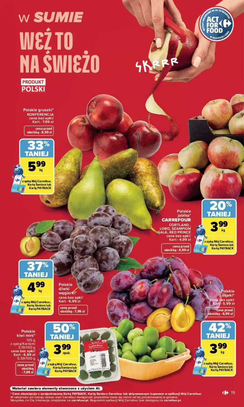Gazetka promocyjna Carrefour - Gazetka Carrefour, Market w SUMIE najlpeszy, od poniedziałku - ważna 14.09 do 19.09.2026 - strona 21 - produkty: Gala, Gruszki