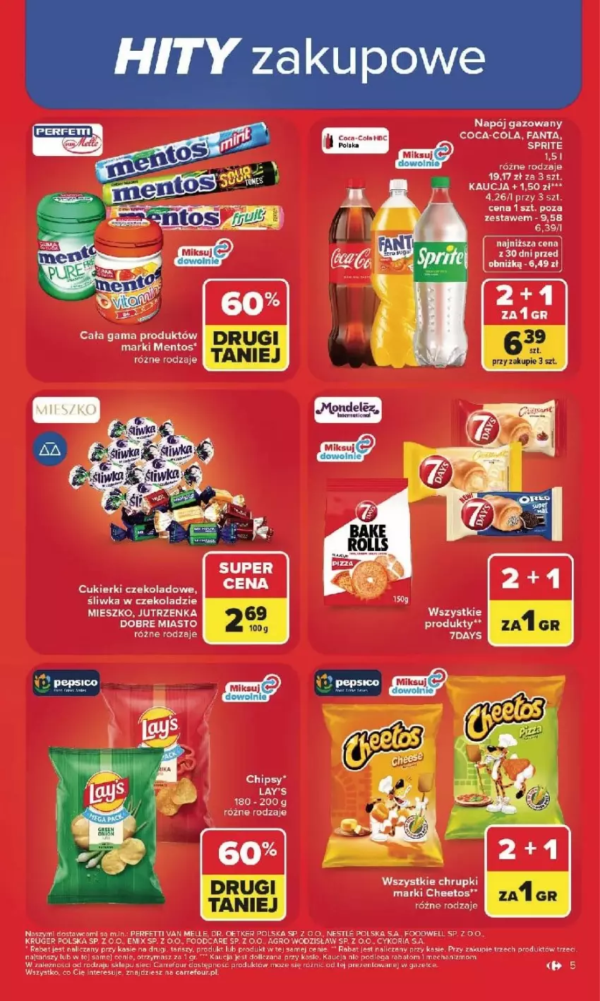 Gazetka promocyjna Carrefour - Gazetka Carrefour, Market w SUMIE najlpeszy, od poniedziałku - ważna 14.09 do 19.09.2026 - strona 7 - produkty: Coca-Cola, Fa, Fanta, LG, Napój, Napój gazowany, Sprite