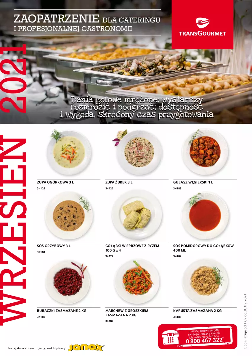 Gazetka promocyjna Selgros - Oferta gastronomiczna - ważna 19.08 do 01.09.2021 - strona 17 - produkty: Buraczki, Dania gotowe, Ryż, Sos, Sos grzybowy, Sos pomidorowy, Zupa, Zupa ogórkowa