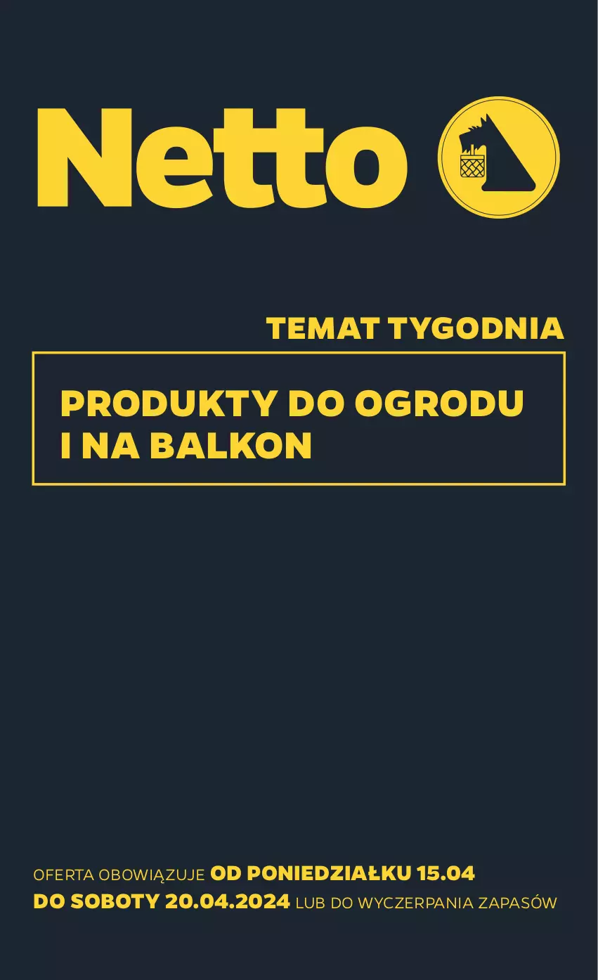 Gazetka promocyjna Netto - Od Poniedziałku Przemysłowa - ważna 15.04 do 20.04.2024 - strona 1