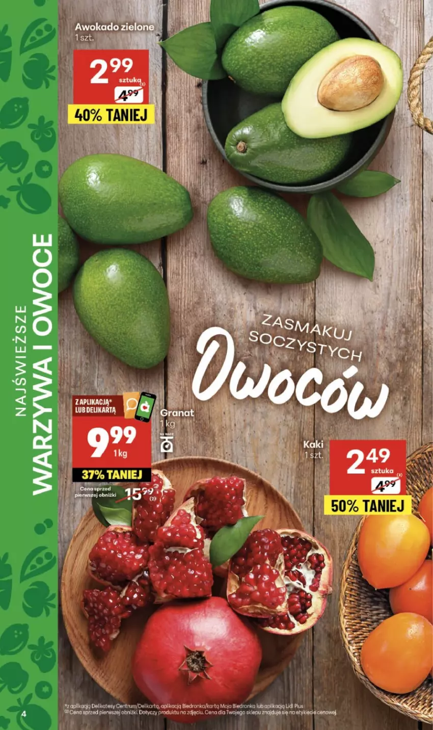 Gazetka promocyjna Delikatesy Centrum - Franczyza DC45 Czwartek - ważna 06.11 do 12.11.2025 - strona 4 - produkty: Owoce, Rum, Warzywa, Warzywa i owoce