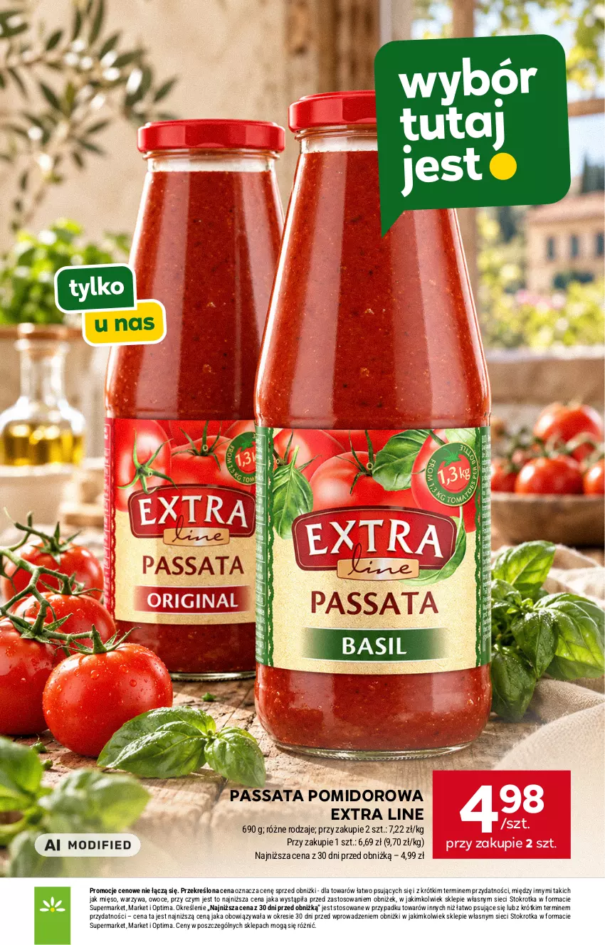 Gazetka promocyjna Stokrotka - Supermarket - ważna 08.10 do 14.10.2026 - strona 14 - produkty: Mięso, Optima, Owoce, Warzywa