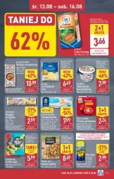 Gazetka promocyjna Aldi - Pełna oferta - Gazetka - ważna od 16.08 do 16.08.2025 - strona 23 - produkty: Mozzarella, Piwa, Piwo, Orzechy włoskie, Serek wiejski, Sok, Ser, Gra, Cukier, Piątnica, Tortilla, Diamant, Tatra, Golden Seafood, Serek, Bagietka, Tortilla Chips, Tuńczyk, Cukier trzcinowy