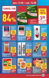 Gazetka promocyjna Aldi - Pełna oferta - Gazetka - ważna od 16.08 do 16.08.2025 - strona 5 - produkty: Kurczak, Pur, Salami, Filet z piersi kurczaka, Kiełbasa krakowska, Produkty mrożone, Szynka, Robot, Skrzydełka z kurczaka, Flaki, Kiełbasa, Flaki wołowe