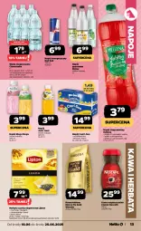 Gazetka promocyjna Netto - Od Środy - Gazetka - ważna od 25.06 do 25.06.2025 - strona 13 - produkty: Nescafé, Kawa rozpuszczalna, Por, Napój energetyczny, Red Bull, Kawa mielona, Kawa, Herbata czarna, Napoje, Hellena, Lipton, Napój gazowany, Owoce, Woda niegazowana, Mocca Fix Gold, Napój niegazowany, Woseba, Woda, Wino, Herbata, Napój, Cisowianka