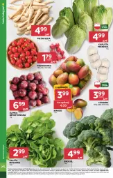 Gazetka promocyjna Stokrotka - Market - Gazetka - ważna od 12.11 do 12.11.2025 - strona 8 - produkty: Warzywa, Por, Sałata masłowa, Pietruszka, Czosnek, Siatka, Sałat, Owoce, Masło, Mango, Rzodkiewka, Mięso