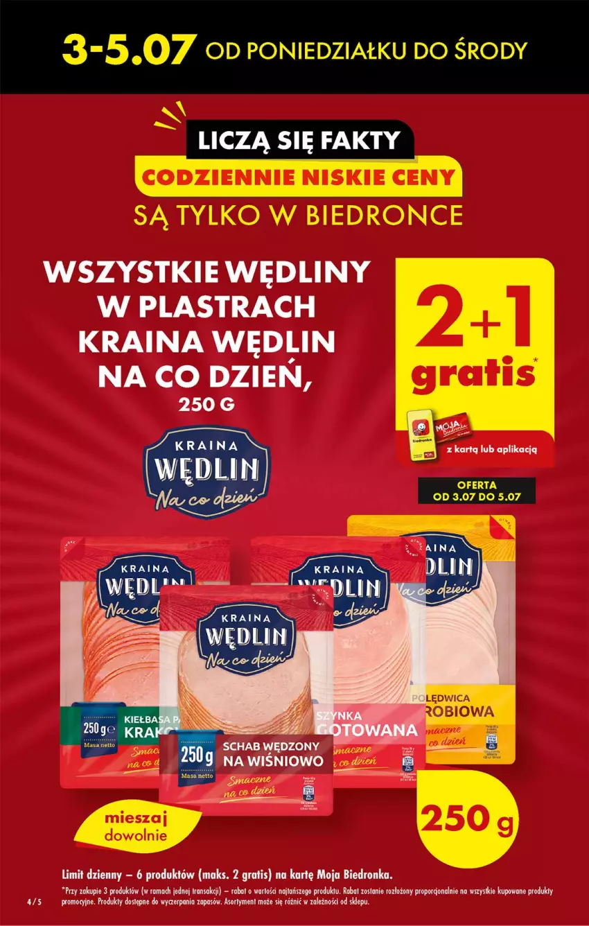 Gazetka promocyjna Biedronka - Od poniedzialku - ważna 03.07 do 08.07.2023 - strona 4 - produkty: Gra, Polędwica, Por, Rama, Ser, Tran