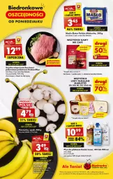 Gazetka promocyjna Biedronka - Od poniedzialku - Gazetka - ważna od 08.07 do 08.07.2023 - strona 1 - produkty: Piec, BIC, Mlekovita, Lody, Płyn do płukania, Pieczarka, Masło, Lenor, Mleko, Fa