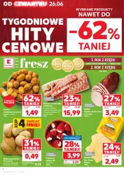 Gazetka promocyjna Kaufland - Gazetka tygodnia - Gazetka - ważna od 02.07 do 02.07.2025 - strona 4 - produkty: Piec, Warzywa, Ser, Złoty Mazur, Ziemniaki, Duda, Szynka, Kapustą, Pieczywo, Owoce, Grunt, Bułka