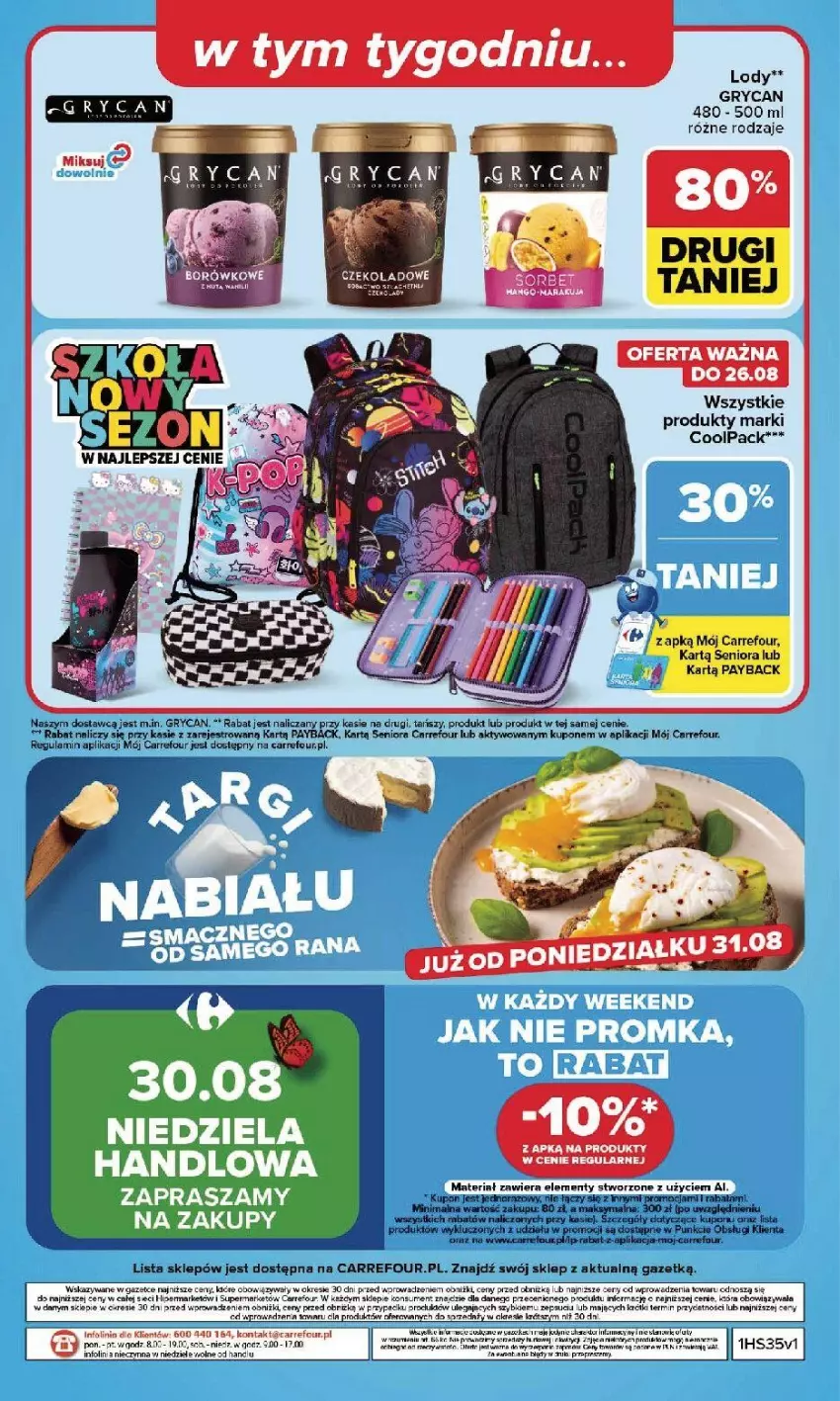 Gazetka promocyjna Carrefour - Gazetka Carrefour, Market w SUMIE najlpeszy, od poniedziałku - ważna 24.08 do 30.08.2026 - strona 42 - produkty: Fa, Gry, Lody, Mars, Ser