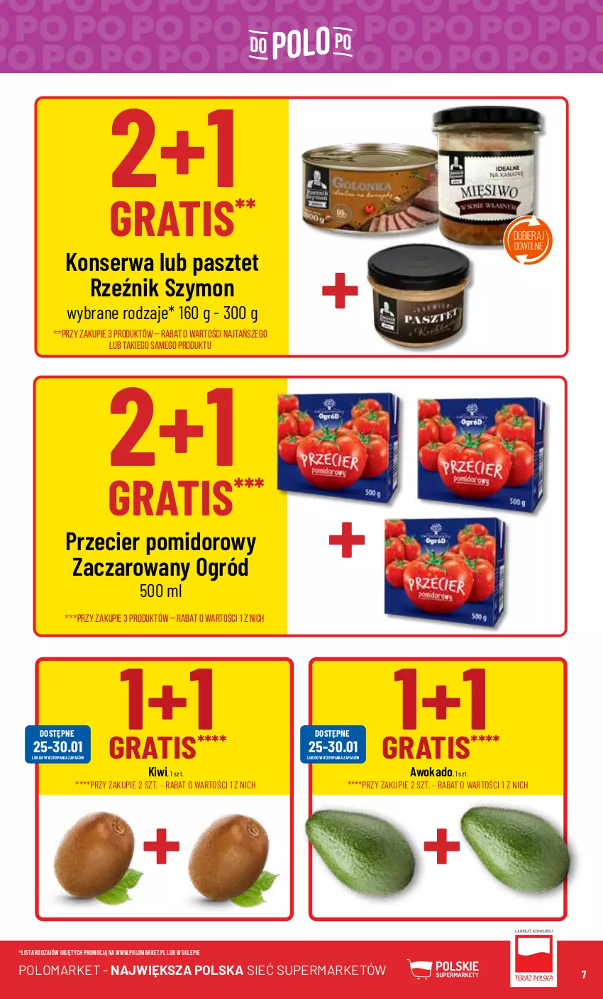 Gazetka promocyjna PoloMarket - Gazetka pomocyjna - ważna 24.01 do 30.01.2024 - strona 7 - produkty: Gra, Kiwi, Ogród, Pasztet, Ser