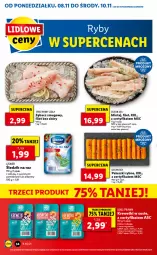 Gazetka promocyjna Lidl - GAZETKA - Gazetka - ważna od 10.11 do 10.11.2021 - strona 34 - produkty: Paluszki rybne, Mintaj, Lazur, Lisner