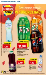 Gazetka promocyjna Lidl - GAZETKA - Gazetka - ważna od 10.11 do 10.11.2021 - strona 46 - produkty: Top, Por, 7up, Pepsi max, Mirinda, Palma, Pepsi, Dzieci, Woda mineralna, Woda, Psi Patrol, Nektar
