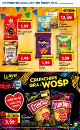 Gazetka promocyjna Lidl - GAZETKA - Gazetka - ważna od 10.11 do 10.11.2021 - strona 49 - produkty: Chipsy, Chrupki, Pizza, Crunchips, Lorenz