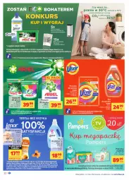 Gazetka promocyjna Carrefour - Gazetka Carrefour - Gazetka - ważna od 15.05 do 15.05.2021 - strona 22 - produkty: Pampers, Pieluchy, Proszek do prania, Kosz, Vizir, Płyn do płukania, Ariel, Kapsułki do prania, Lenor