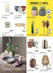 Gazetka promocyjna Jysk - Oferta tygodnia - Gazetka - ważna od 17.05 do 17.05.2022 - strona 6 - produkty: Latarnia, Woreczek, Kosz, Taca, Wazon, Doniczka na rośliny, Leon, Zegar, Lampa podłogowa, Roślina sztuczna, Lampa