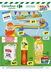 Gazetka promocyjna Carrefour - Gazetka Express - Gazetka - ważna od 05.06 do 05.06.2023 - strona 2 - produkty: Piwa, Piwo, Ser, Gra, Kosz, Chupa Chups, Napój, Olej, LG
