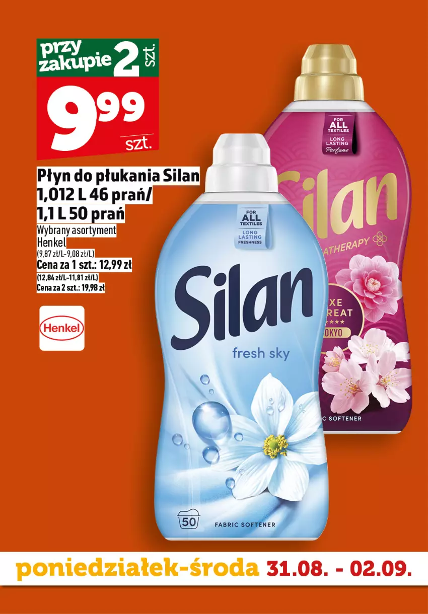 Gazetka promocyjna Topaz - Gazetka - ważna 31.08 do 02.09.2026 - strona 6 - produkty: Płyn do płukania, Silan