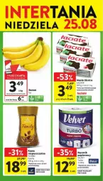 Gazetka promocyjna Intermarche - Gazetka - ważna od 28.08 do 28.08.2024 - strona 37 - produkty: Tchibo, Kawa rozpuszczalna, Papier, Kawa, Velvet, Ręcznik, Masło, Fa