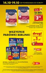 Gazetka promocyjna Biedronka - Od Poniedziałku - Gazetka - ważna od 19.10 do 19.10.2024 - strona 6 - produkty: Polędwica, Quiz, Parówki, Klej, Berlinki