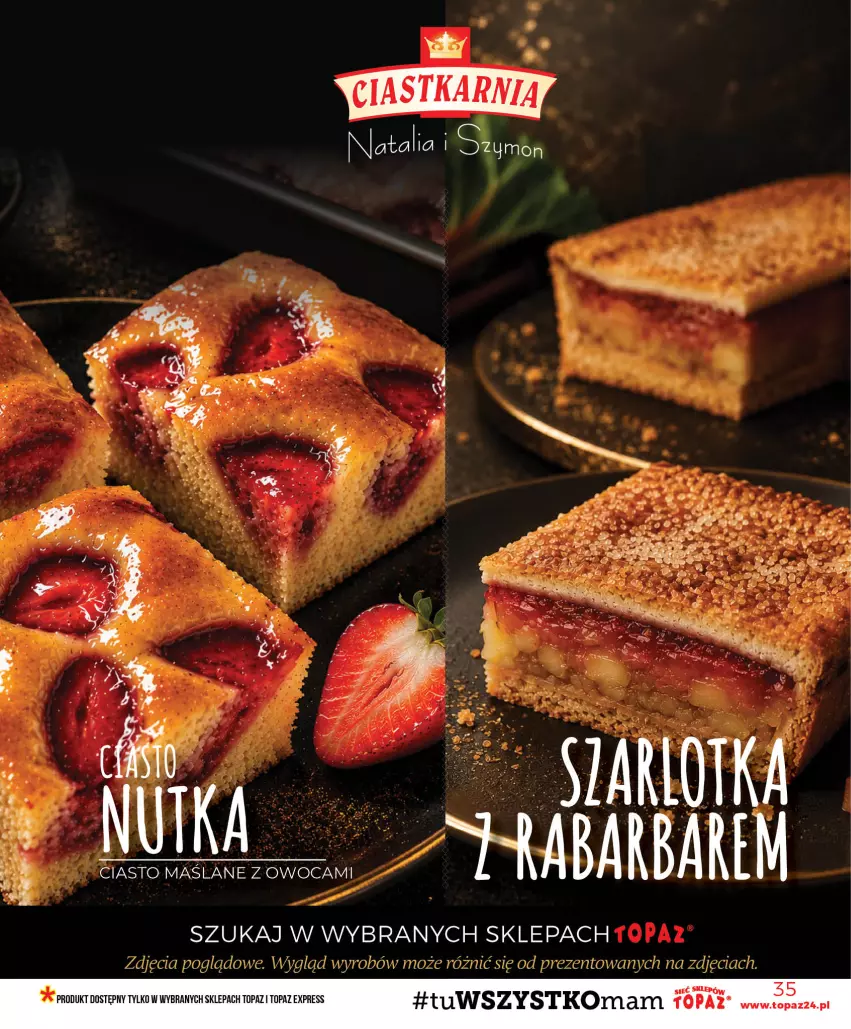 Gazetka promocyjna Topaz - Gazetka - ważna 30.07 do 05.08.2026 - strona 35 - produkty: Ciastka, Top