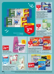 Gazetka promocyjna Auchan - Gazetka Wiosenne korzyści Hipermarket Auchan - Gazetka - ważna od 26.04 do 26.04.2023 - strona 20 - produkty: Płyn do prania, Pampers, Finish, Air Wick, Tablet, Majtki, O nas, Odplamiacz, Vizir, Odświeżacz powietrza, Vanish, Pieluchomajtki, Zmywarki, Tabletki do zmywarki