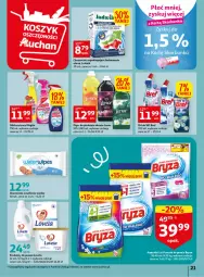 Gazetka promocyjna Auchan - Gazetka Wiosenne korzyści Hipermarket Auchan - Gazetka - ważna od 26.04 do 26.04.2023 - strona 21 - produkty: Ludwik, Bref, Lovela, Odtłuszczacz, Płyn do płukania, Chusteczki, Lenor, Fa