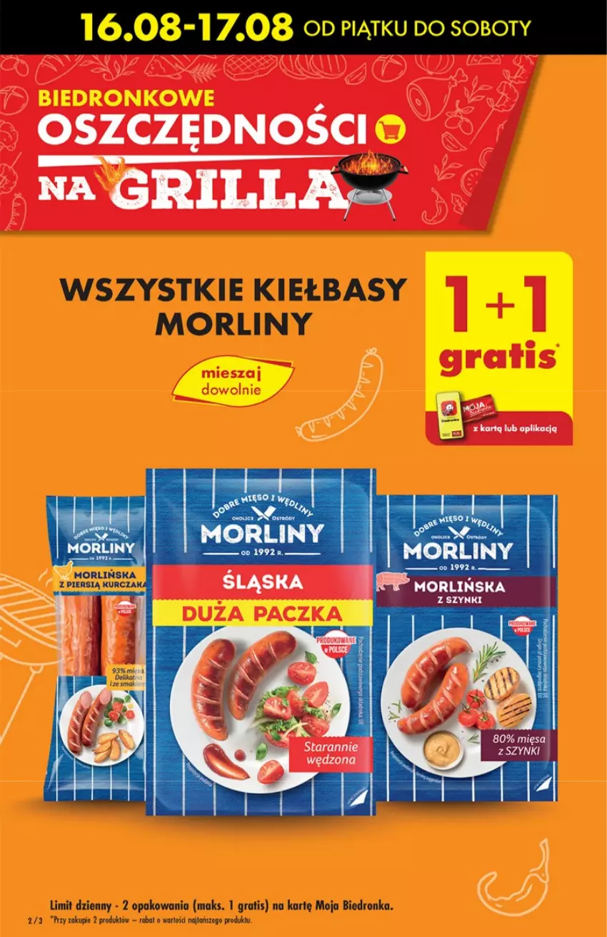 Gazetka promocyjna Biedronka - Od Piątku - ważna 16.08 do 22.08.2024 - strona 2 - produkty: Gra, Morliny