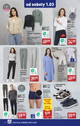Gazetka promocyjna Aldi - Pełna oferta - Gazetka - ważna od 01.03 do 01.03.2025 - strona 34 - produkty: Sweter, Ser, Por, Sneakersy, Koszula nocna, Kosz, Koszula, Koszulka, Dres, Wełna, Spodnie, Spodnie dresowe, Bokserki, Piżama, Fa