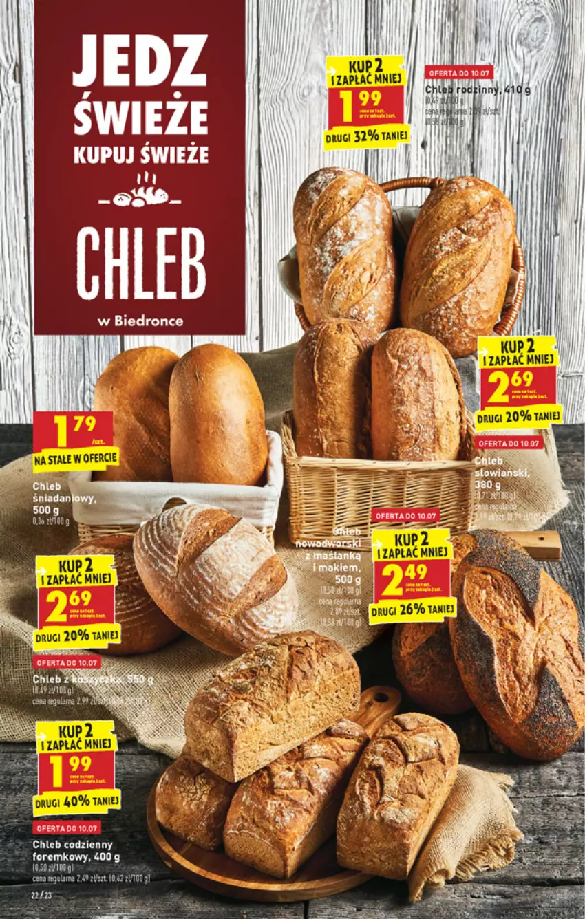 Gazetka promocyjna Biedronka - W tym tygodniu - ważna 08.07 do 14.07.2021 - strona 22 - produkty: Chleb, Fa
