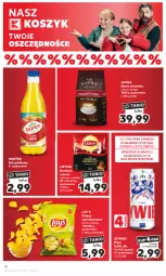 Gazetka promocyjna Kaufland - Gazetka tygodnia - Gazetka - ważna od 24.01 do 24.01.2024 - strona 10 - produkty: Piwa, Piwo, Sok, Gra, Kawa ziarnista, Chipsy, Kawa, Kosz, Herbata czarna, Sok jabłkowy, Lipton, Herbata, Lay’s, Hortex