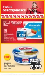 Gazetka promocyjna Kaufland - Gazetka tygodnia - Gazetka - ważna od 24.01 do 24.01.2024 - strona 37 - produkty: Mozzarella, Ser, Mascarpone, Galbani