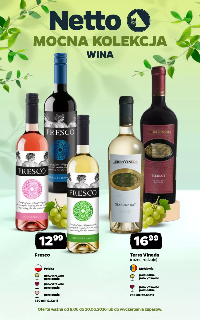 Gazetka promocyjna Netto - Alkohole - Mocne - ważna 08.06 do 20.06.2026 - strona 1 - produkty: Fresco