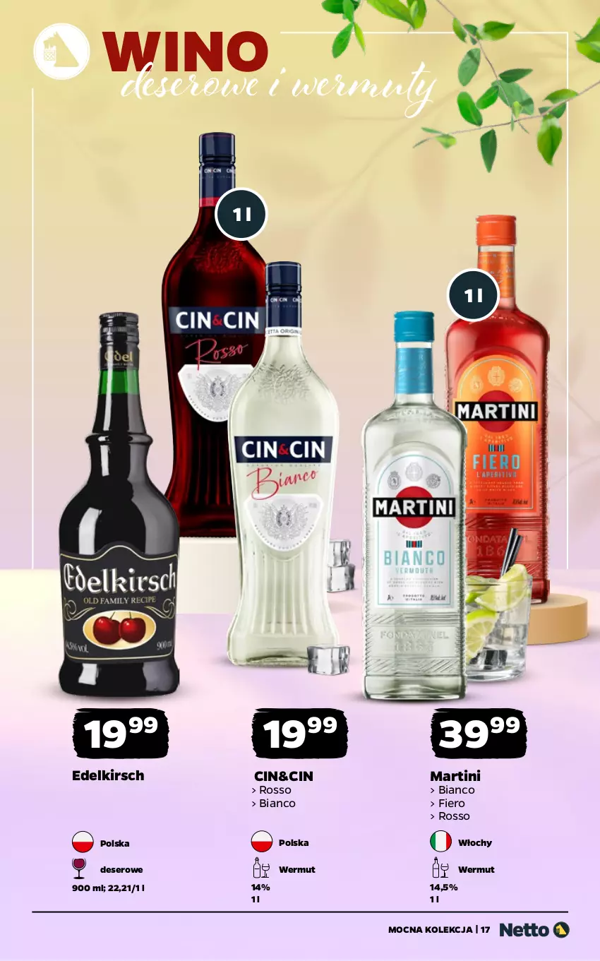 Gazetka promocyjna Netto - Alkohole - Mocne - ważna 08.06 do 20.06.2026 - strona 17 - produkty: Deser, Martini, Ser, Wino