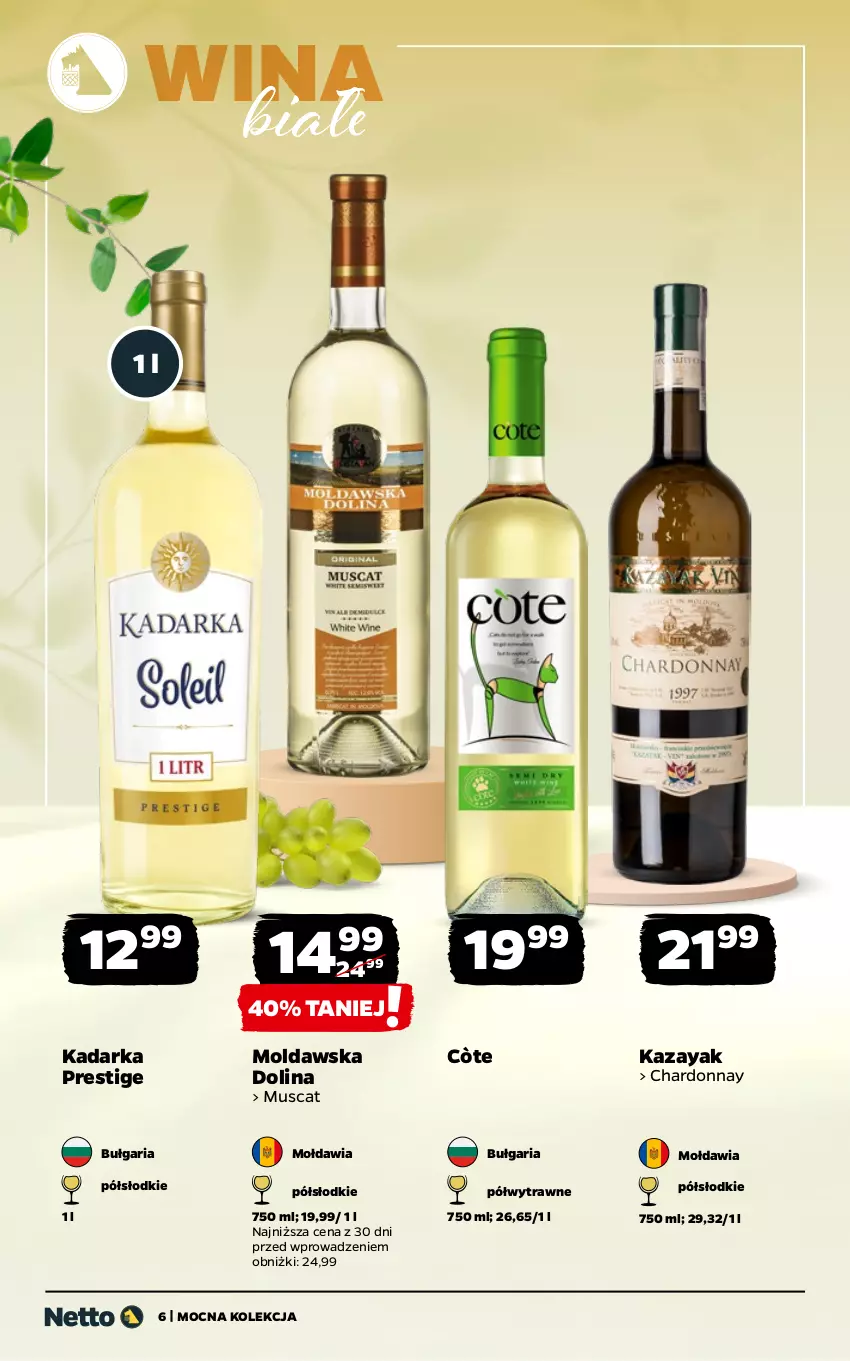 Gazetka promocyjna Netto - Alkohole - Mocne - ważna 08.06 do 20.06.2026 - strona 6 - produkty: Chardonnay, Mus
