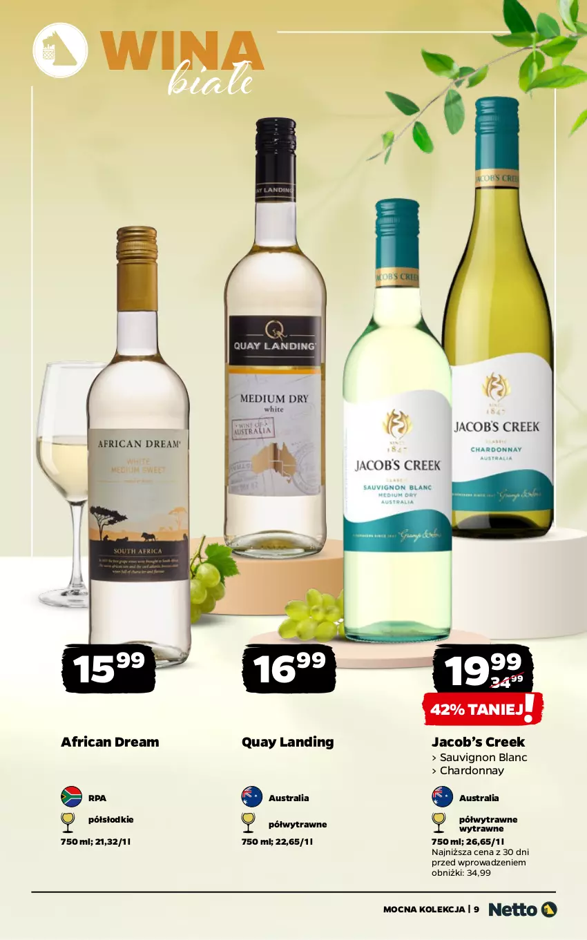 Gazetka promocyjna Netto - Alkohole - Mocne - ważna 08.06 do 20.06.2026 - strona 9 - produkty: Chardonnay, Sauvignon Blanc