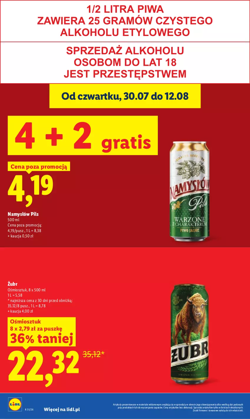 Gazetka promocyjna Lidl - Gazetka ważna od 30.07. do 01.08. - ważna 30.07 do 01.08.2026 - strona 28 - produkty: Gra, Namysłów