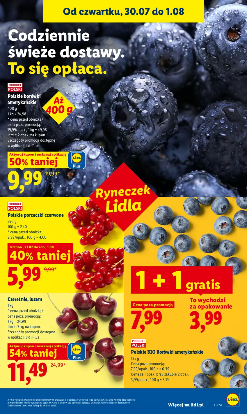 Gazetka promocyjna Lidl - Gazetka ważna od 30.07. do 01.08. - ważna 30.07 do 01.08.2026 - strona 47 - produkty: Gra, Por, Porzeczki czerwone