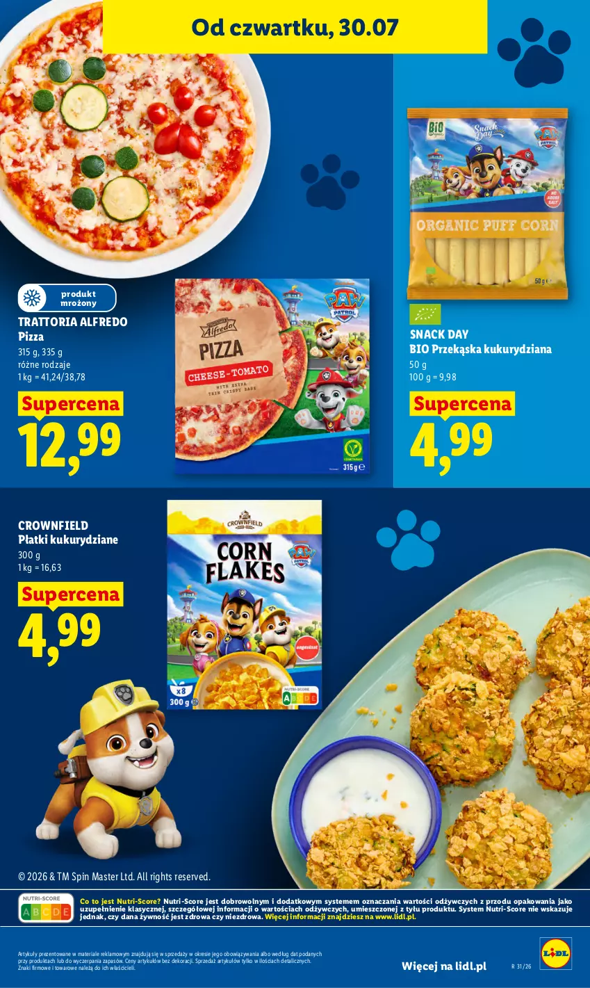 Gazetka promocyjna Lidl - Gazetka ważna od 30.07. do 01.08. - ważna 30.07 do 01.08.2026 - strona 53 - produkty: Pizza, Ser