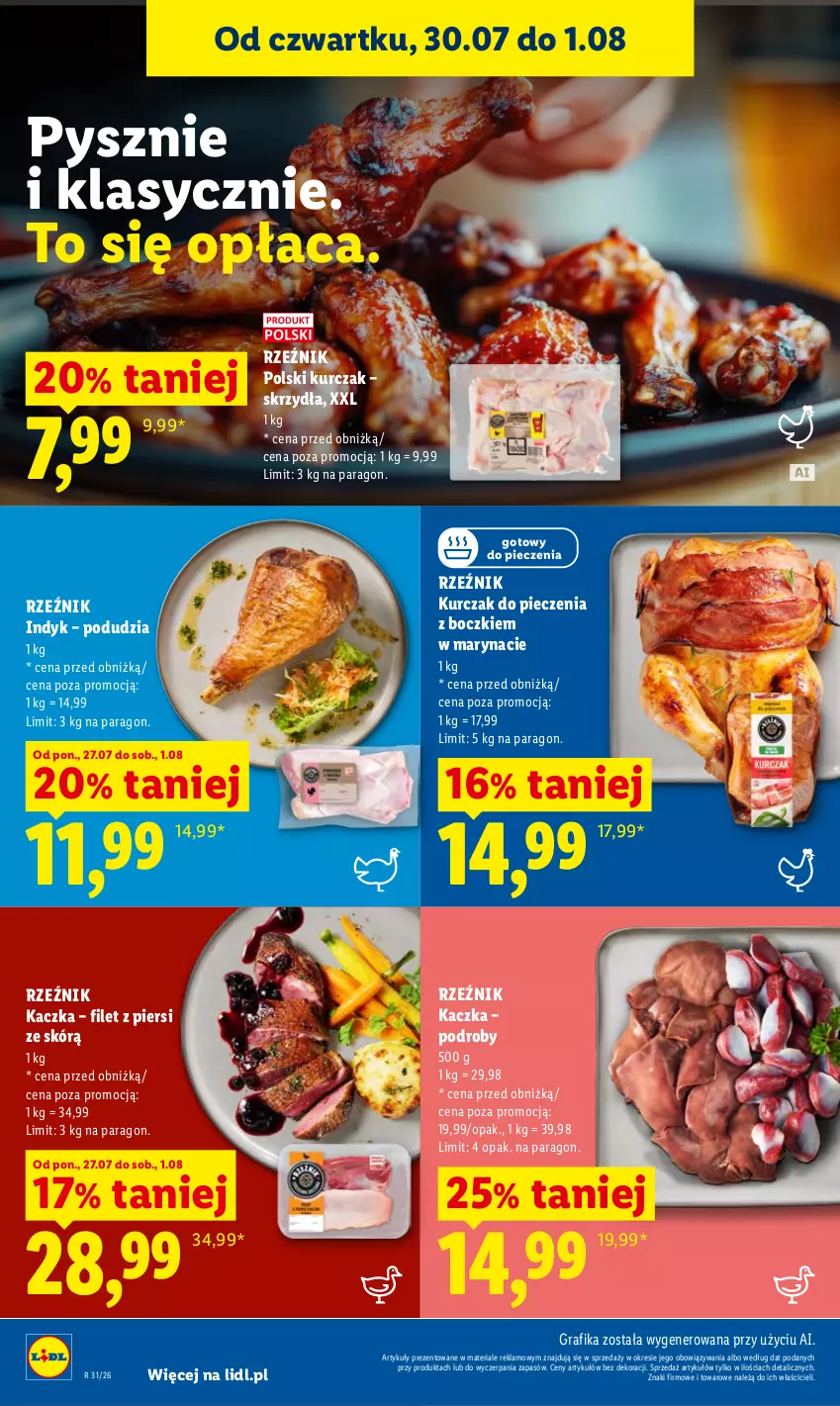 Gazetka promocyjna Lidl - Gazetka ważna od 30.07. do 01.08. - ważna 30.07 do 01.08.2026 - strona 62 - produkty: Gra, Grafika, Kaczka, Kurczak, Piec