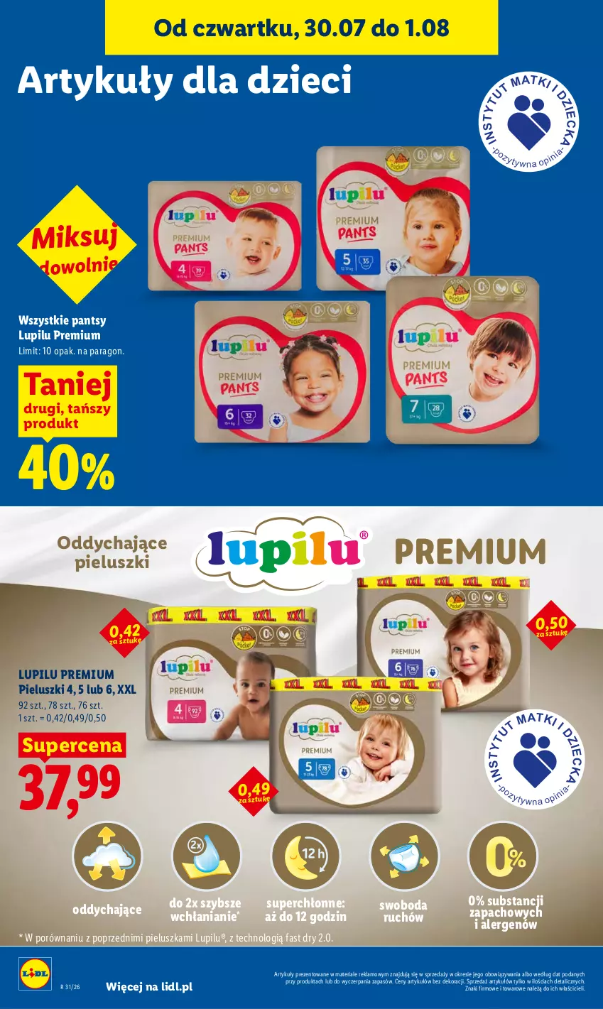 Gazetka promocyjna Lidl - Gazetka ważna od 30.07. do 01.08. - ważna 30.07 do 01.08.2026 - strona 88 - produkty: Dzieci, Fa, Por
