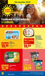 Gazetka promocyjna Lidl - Gazetka ważna od 30.07. do 01.08. - Gazetka - ważna od 01.08 do 01.08.2026 - strona 72 - produkty: Sos, Gra, Big Milk, Lody, Algida, Zielona Budka, Owoce, Mango, Grafika, LG