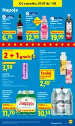 Gazetka promocyjna Lidl - Gazetka ważna od 30.07. do 01.08. - Gazetka - ważna od 01.08 do 01.08.2026 - strona 77 - produkty: Sok, Mus, Gra, Oleofarm, Lemoniada, Granat, Napoje, Muszynianka, Syrop, Woda mineralna, Woda, Cisowianka, Oleo, Herbapol, Liczi, Magnez, Fa