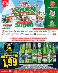 Gazetka promocyjna Topaz - Gazetka - Gazetka - ważna od 03.01 do 03.01.2024 - strona 6 - produkty: Piwa, Piwo, Kurczak, Top, Por, Gra, Heineken, Perła, Carlsberg, Mars, Waga