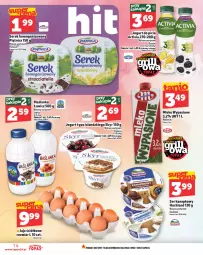 Gazetka promocyjna Topaz - Gazetka - Gazetka - ważna od 07.05 do 07.05.2025 - strona 14 - produkty: Top, Ser, Isla, Maślanka, Danone, Piątnica, Jaja, Jogurt, Probiotyk, Mlekovita, Activia, Vita C, Hochland, Amica, Mleko
